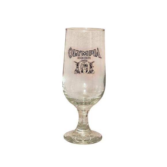 Rare Vintage Olympia Beer Stemmed Glass - Picture 1 of 5